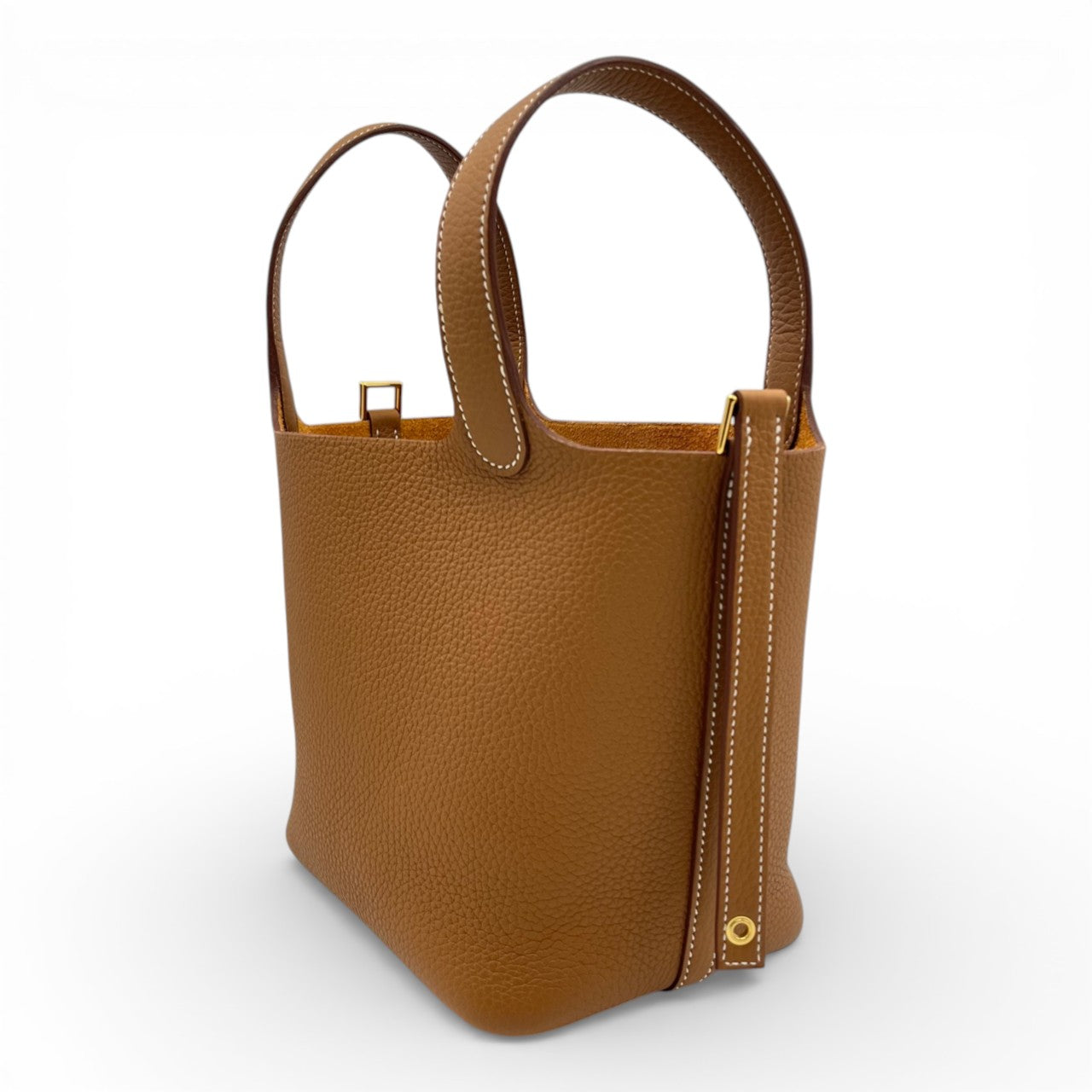 プレオウンドエルメス ピコタンロック PM ゴールド トリヨンクレマンス ゴールド金具 G刻印