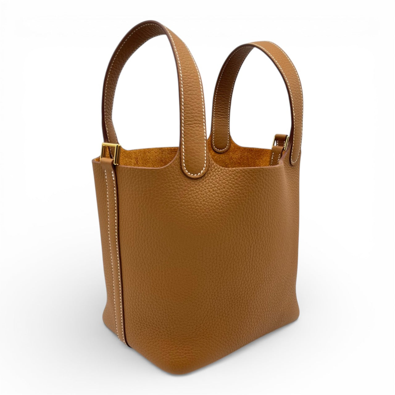 プレオウンドエルメス ピコタンロック PM ゴールド トリヨンクレマンス ゴールド金具 G刻印