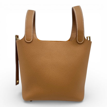 プレオウンドエルメス ピコタンロック PM ゴールド トリヨンクレマンス ゴールド金具 G刻印