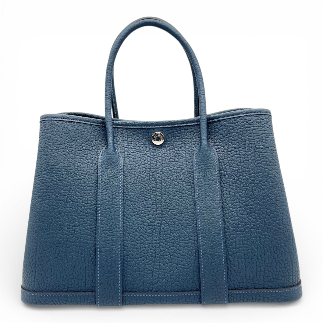 プレオウンドエルメス ガーデンパーティ TPM ブルードプリュス トリヨンクレマンス シルバー金具 K刻印