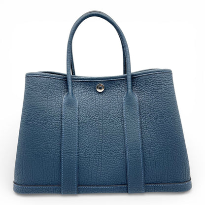 プレオウンドエルメス ガーデンパーティ TPM ブルードプリュス トリヨンクレマンス シルバー金具 K刻印