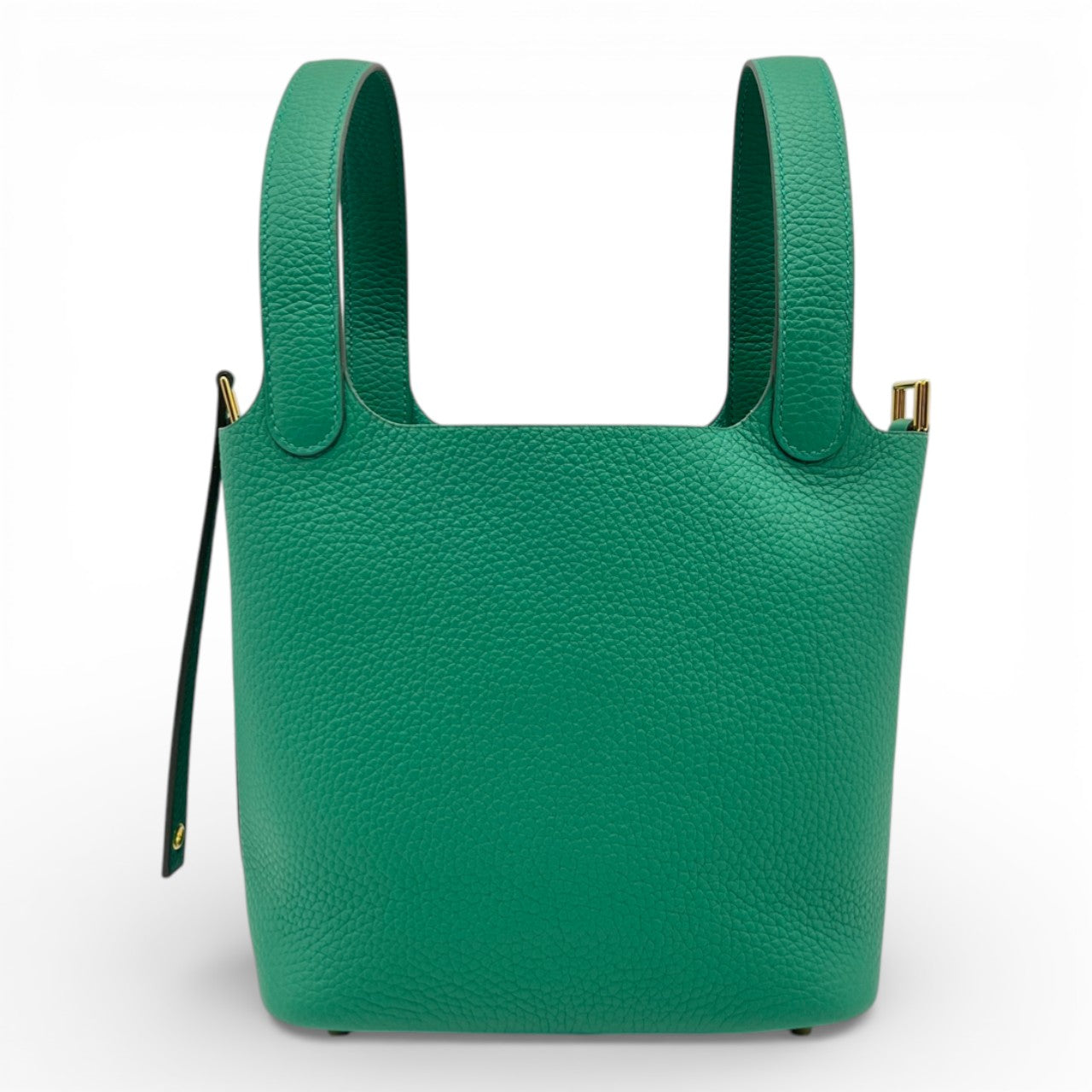 プレオウンドエルメス ピコタンロック PM ヴェール・ヴェルディゴ トリヨンクレマンス ゴールド金具 K刻印