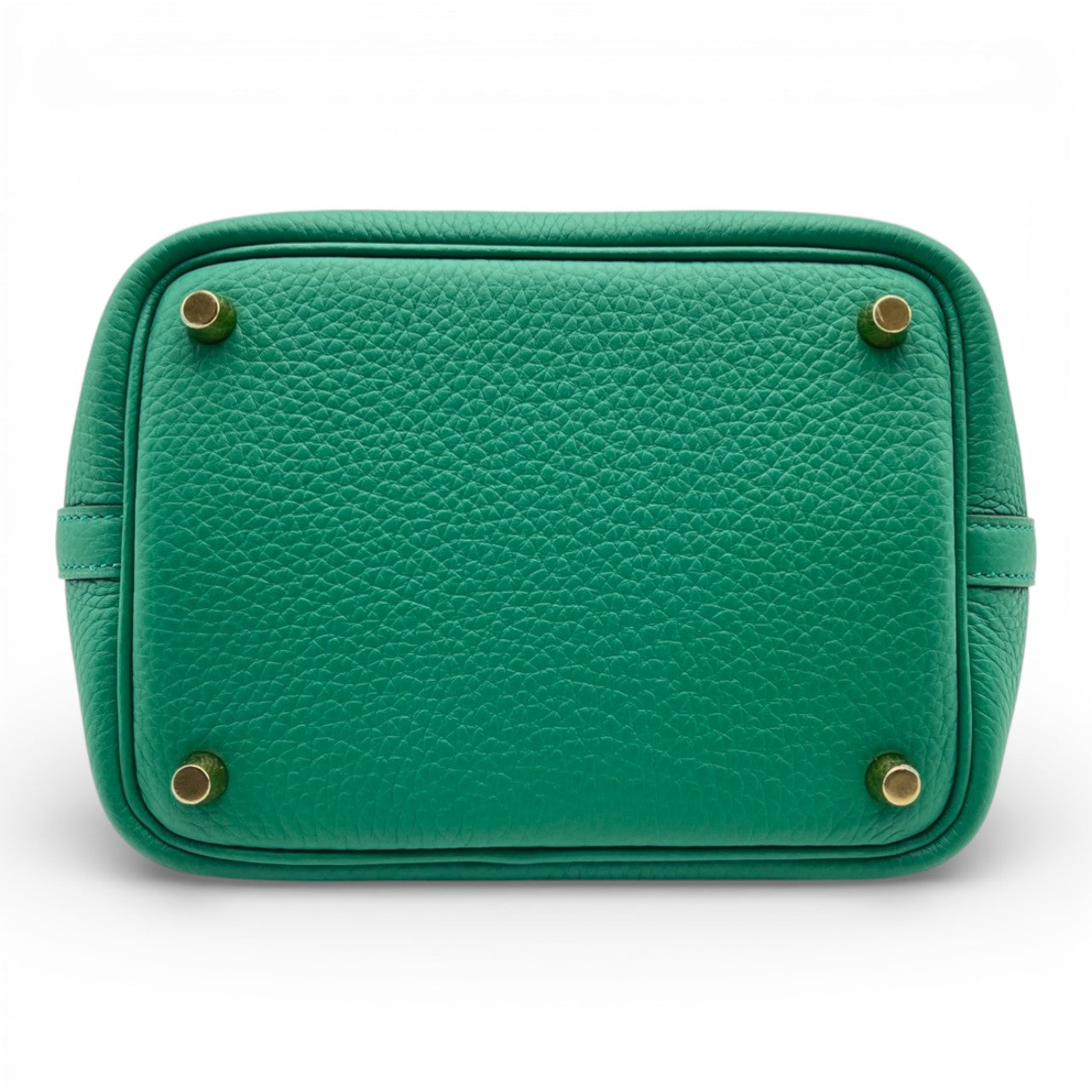 プレオウンドエルメス ピコタンロック PM ヴェール・ヴェルディゴ トリヨンクレマンス ゴールド金具 K刻印