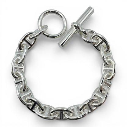 プレオウンドエルメス シェーヌ・ダンクル ブレスレット PM シルバー925 16コマ