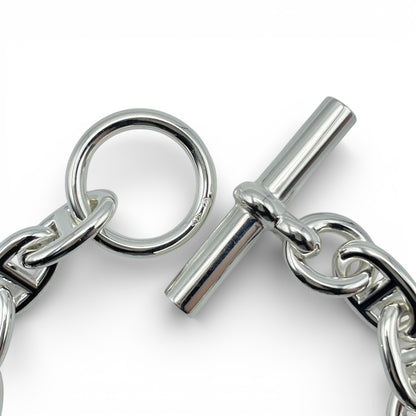 プレオウンドエルメス シェーヌ・ダンクル ブレスレット PM シルバー925 16コマ