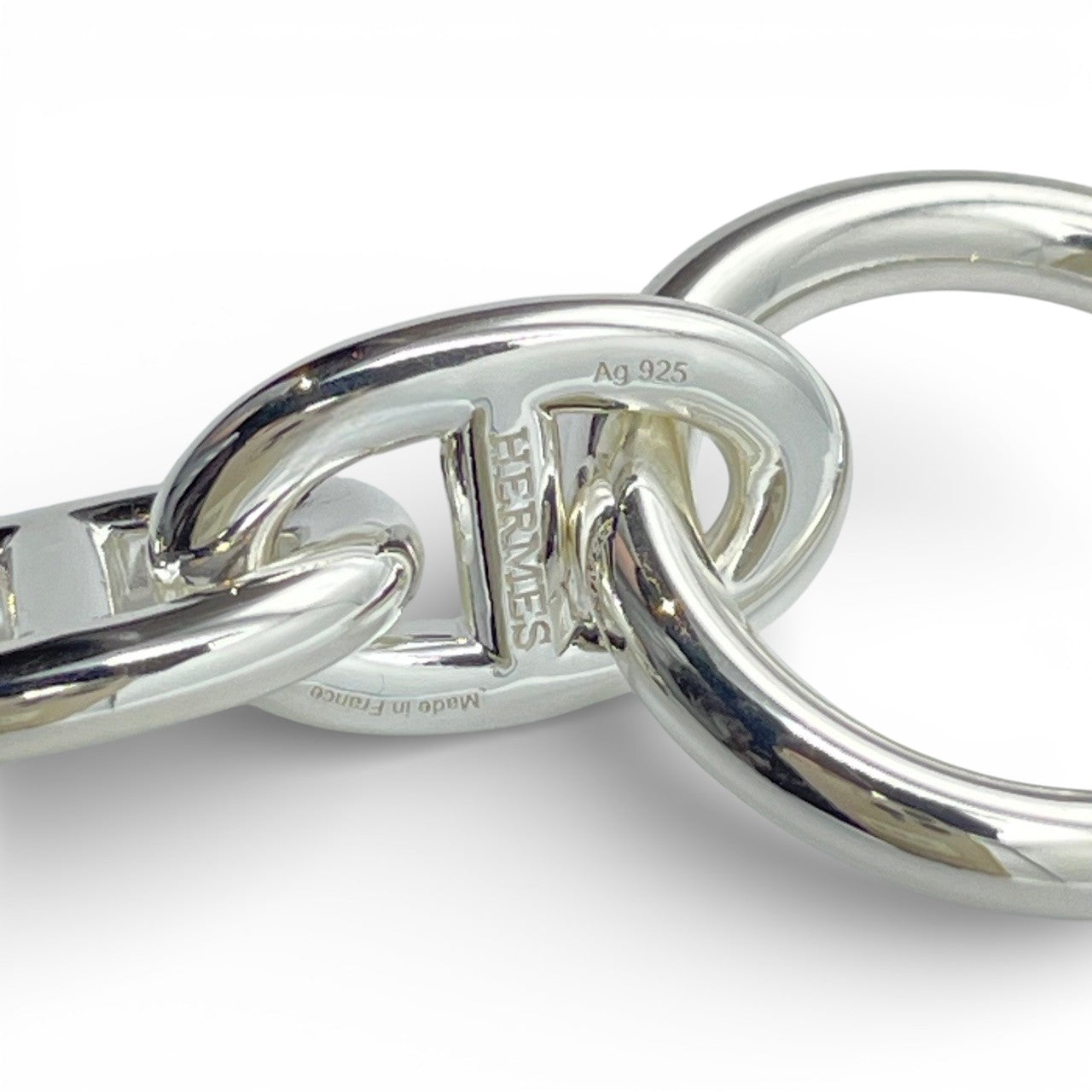 プレオウンドエルメス シェーヌ・ダンクル ブレスレット PM シルバー925 16コマ