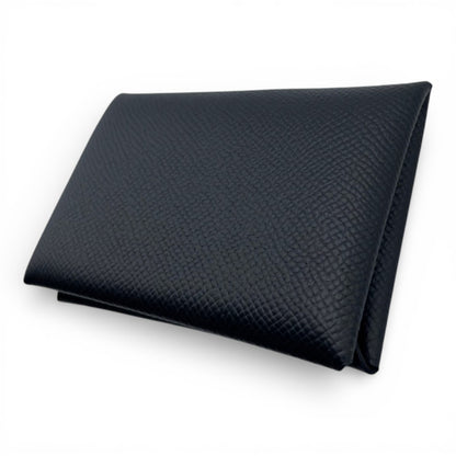 プレオウンドエルメス カルヴィ デュオ ノワール エプソン シルバー金具 U刻印