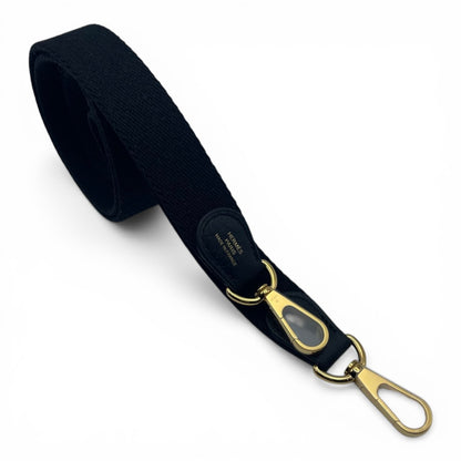 Pre-owned Hermes Mini Evelyn Amazone TPM Noir Taurillon Clemence Gold hardware K stamp