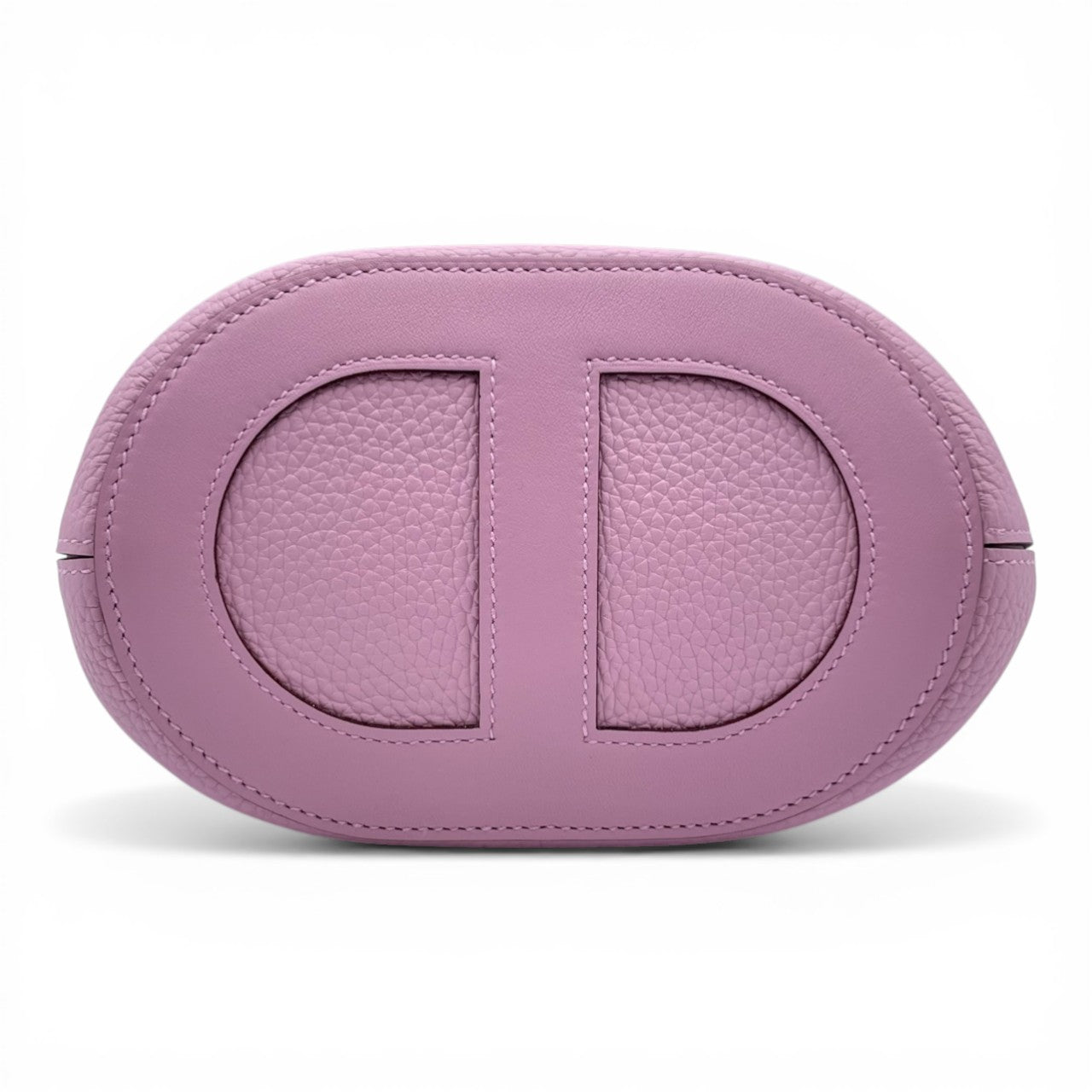 Pre-owned Hermes In the Loop 18 Mauve Silvestre Taurillon Clemence Silver hardware B engraved