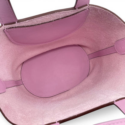 Pre-owned Hermes In the Loop 18 Mauve Silvestre Taurillon Clemence Silver hardware B engraved