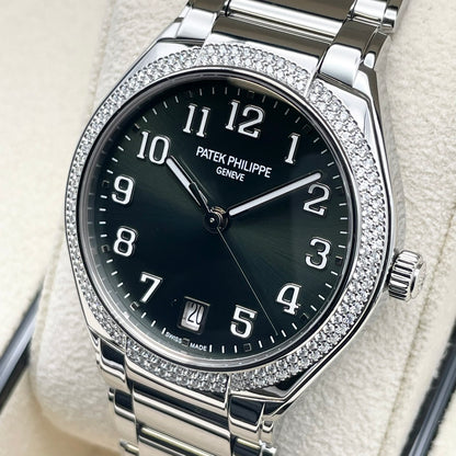 百达翡丽twenty - 47300 / 1200a -011橄榄绿不锈钢36毫米