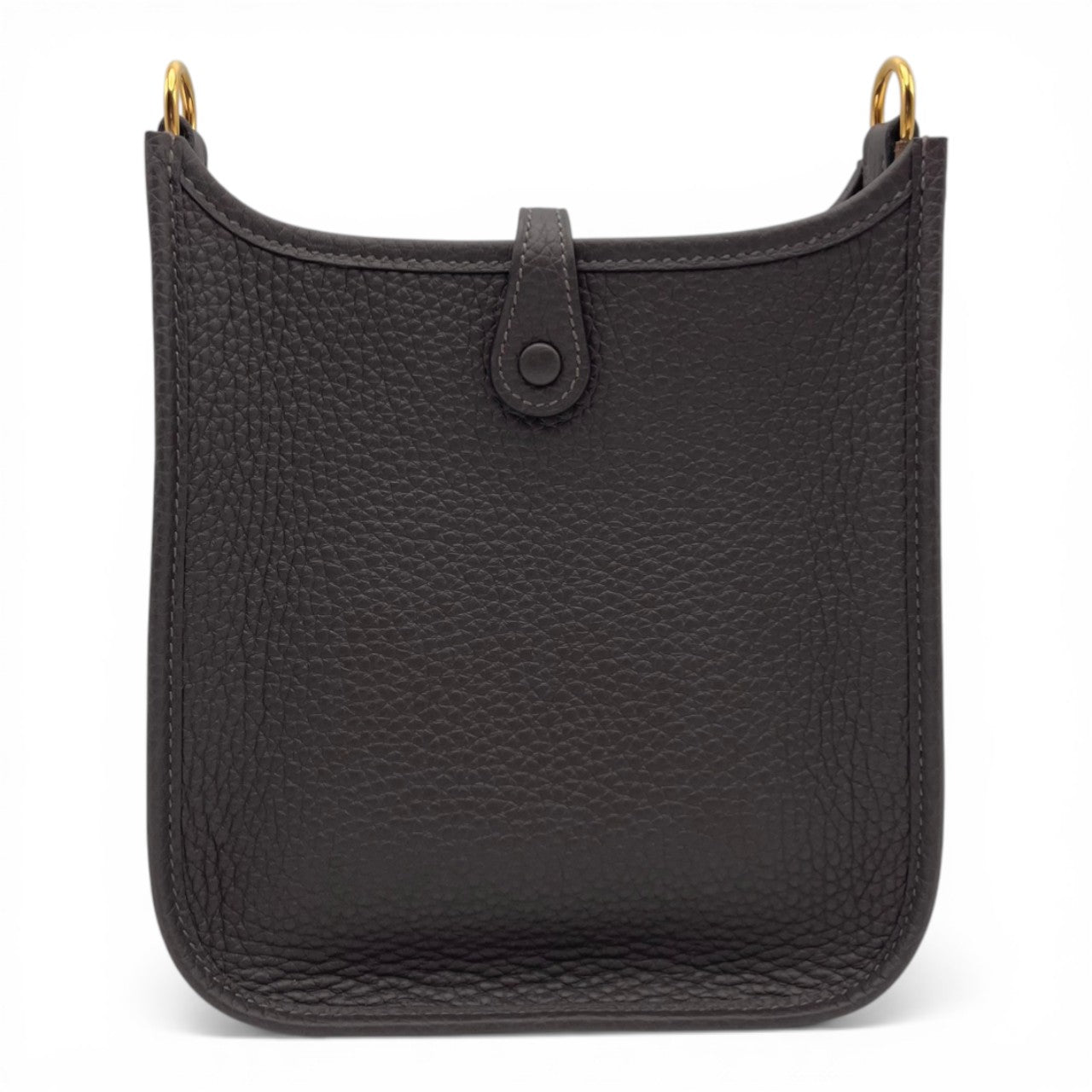 Pre-owned Hermes Mini Evelyn Amazone TPM Evenne Taurillon Clemence Gold hardware K stamp