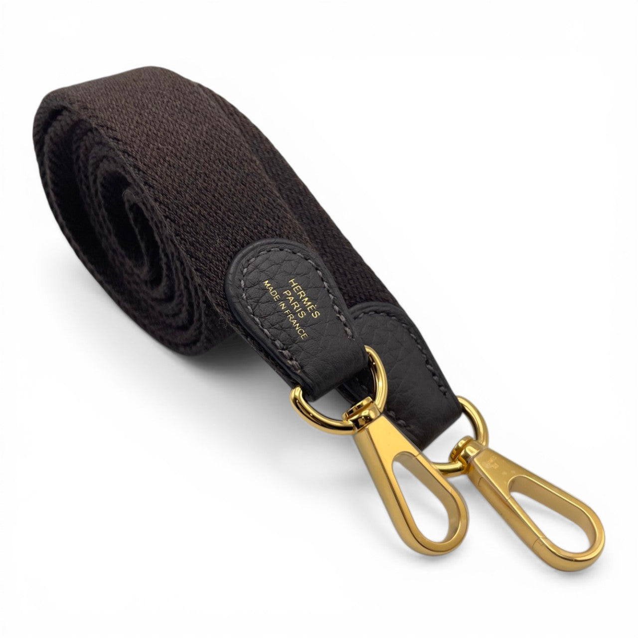 Pre-owned Hermes Mini Evelyn Amazone TPM Evenne Taurillon Clemence Gold hardware K stamp