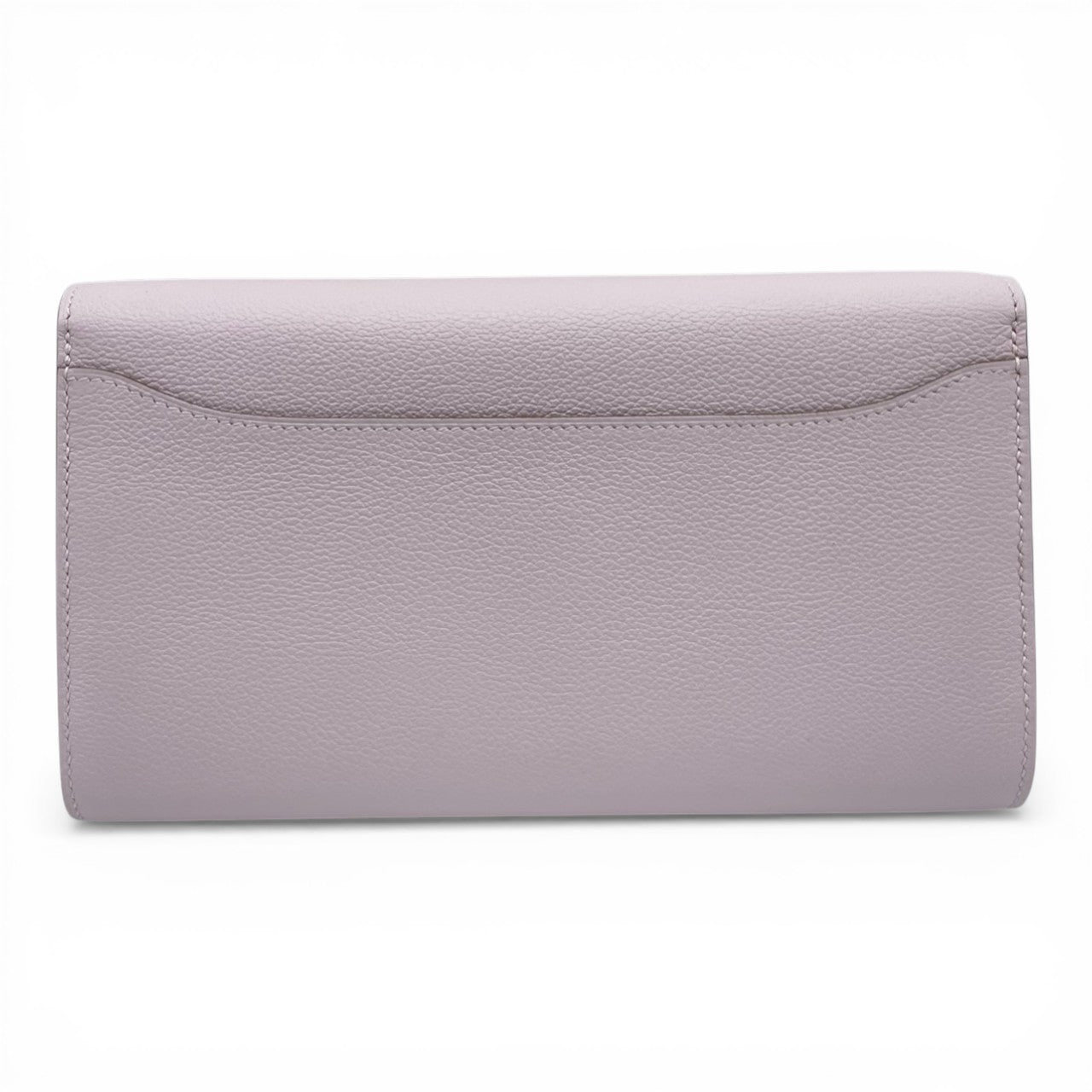 Pre-owned Hermes Constance Long to Go Pink Ever Color Silver Hardware B engraved