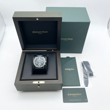 preound odemapige CODE11.59 26393ST.OO.A348KB.01蓝色纯黑色皮带41mm