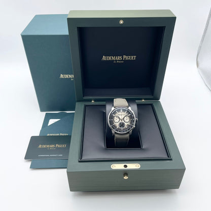 preound odemapige CODE 11.59通过odemapige 26393QT.OO.A064KB.01烟熏米色41mm