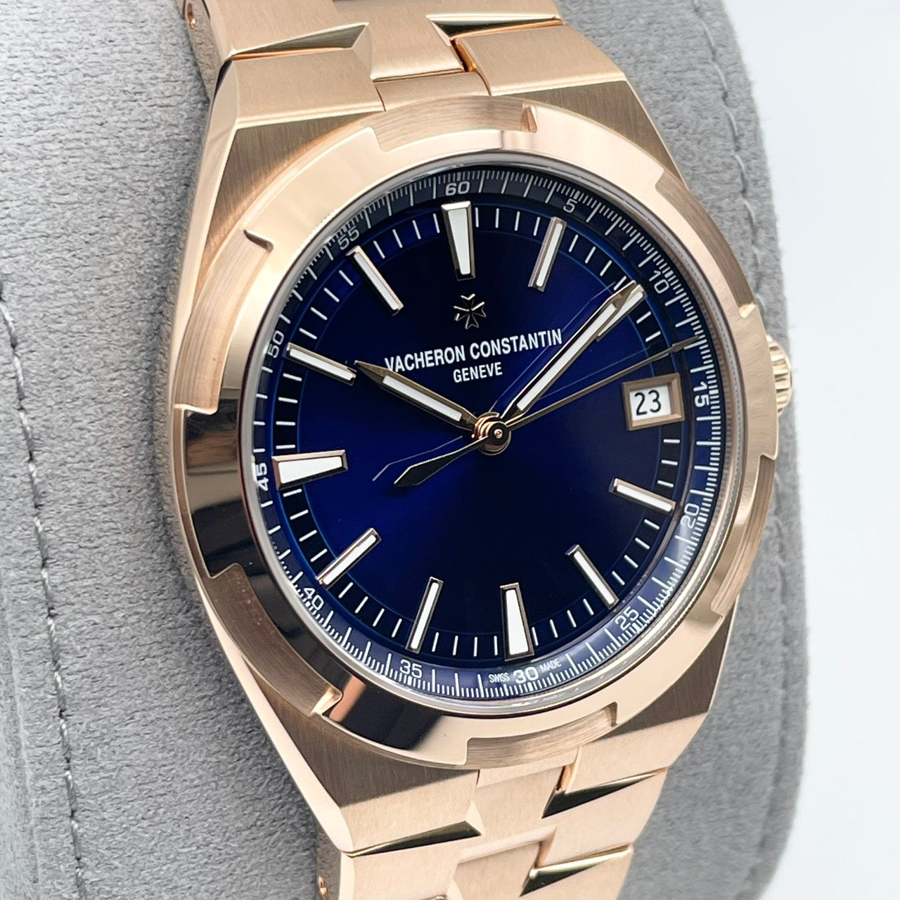 江诗丹顿4520v / 210r - b705蓝色玫瑰金41毫米