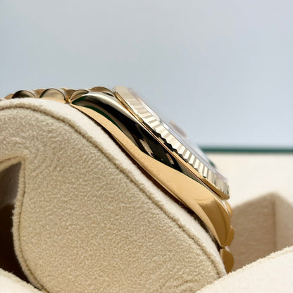 Pre-Owned Rolex Day-Date 128238A Carnelian Index Diamond President Bracelet 36mm