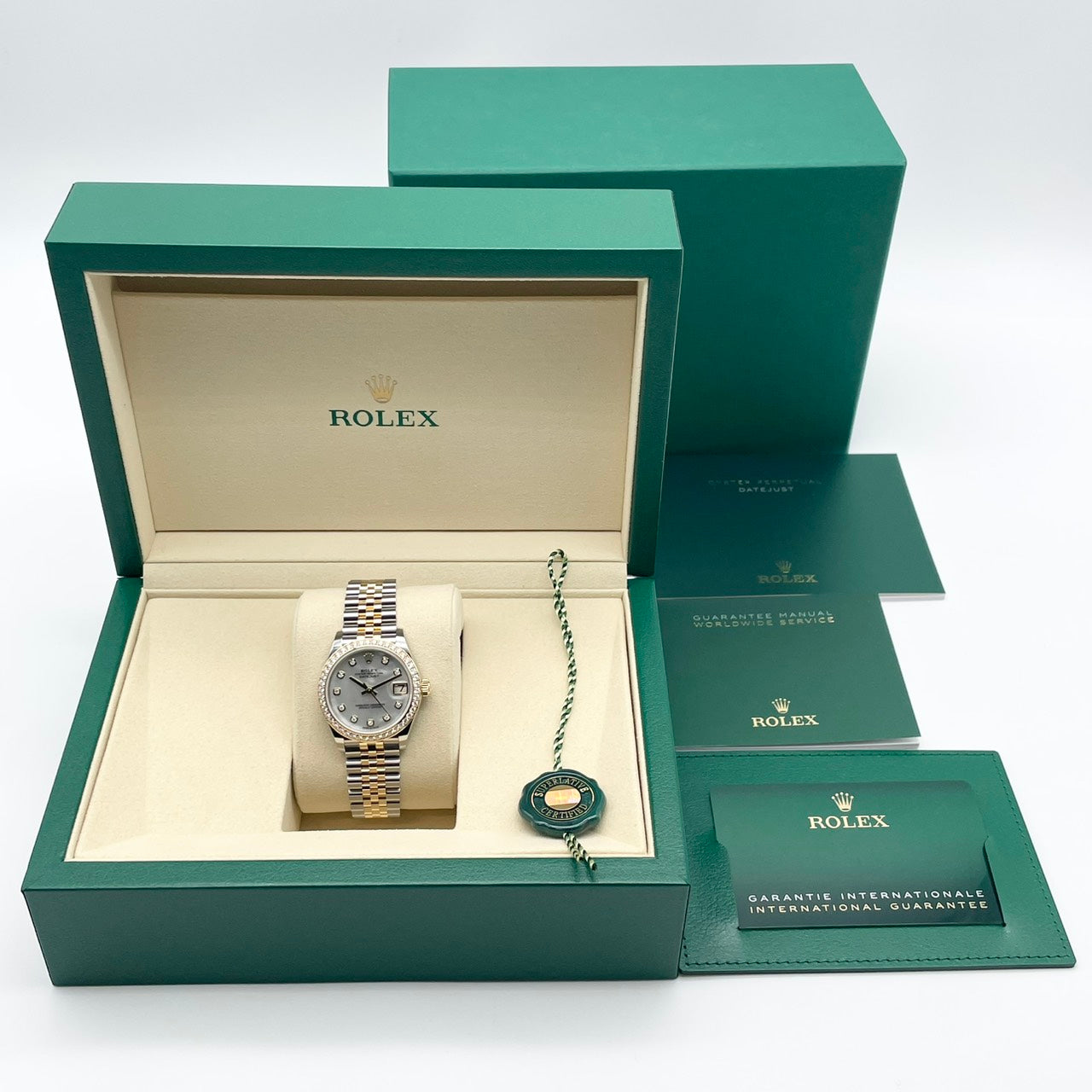 プレオウンド  ロレックス デイトジャスト 278383RBR ホワイトシェル ジュビリーブレス 31mm