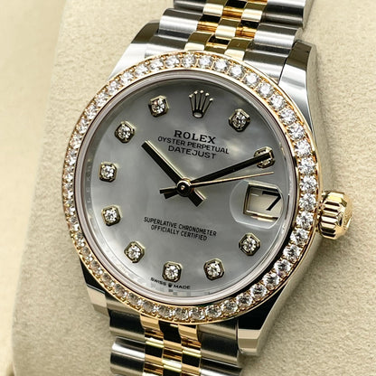 プレオウンド  ロレックス デイトジャスト 278383RBR ホワイトシェル ジュビリーブレス 31mm