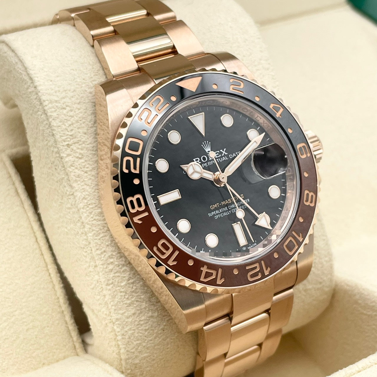 プレオウンド ロレックス GMTマスターII 126715CHNR エバーローズゴールド ブラック 40mm