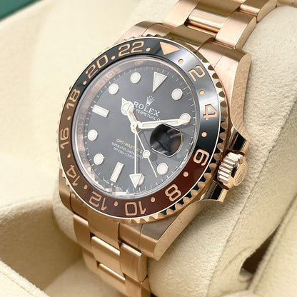 プレオウンド ロレックス GMTマスターII 126715CHNR エバーローズゴールド ブラック 40mm