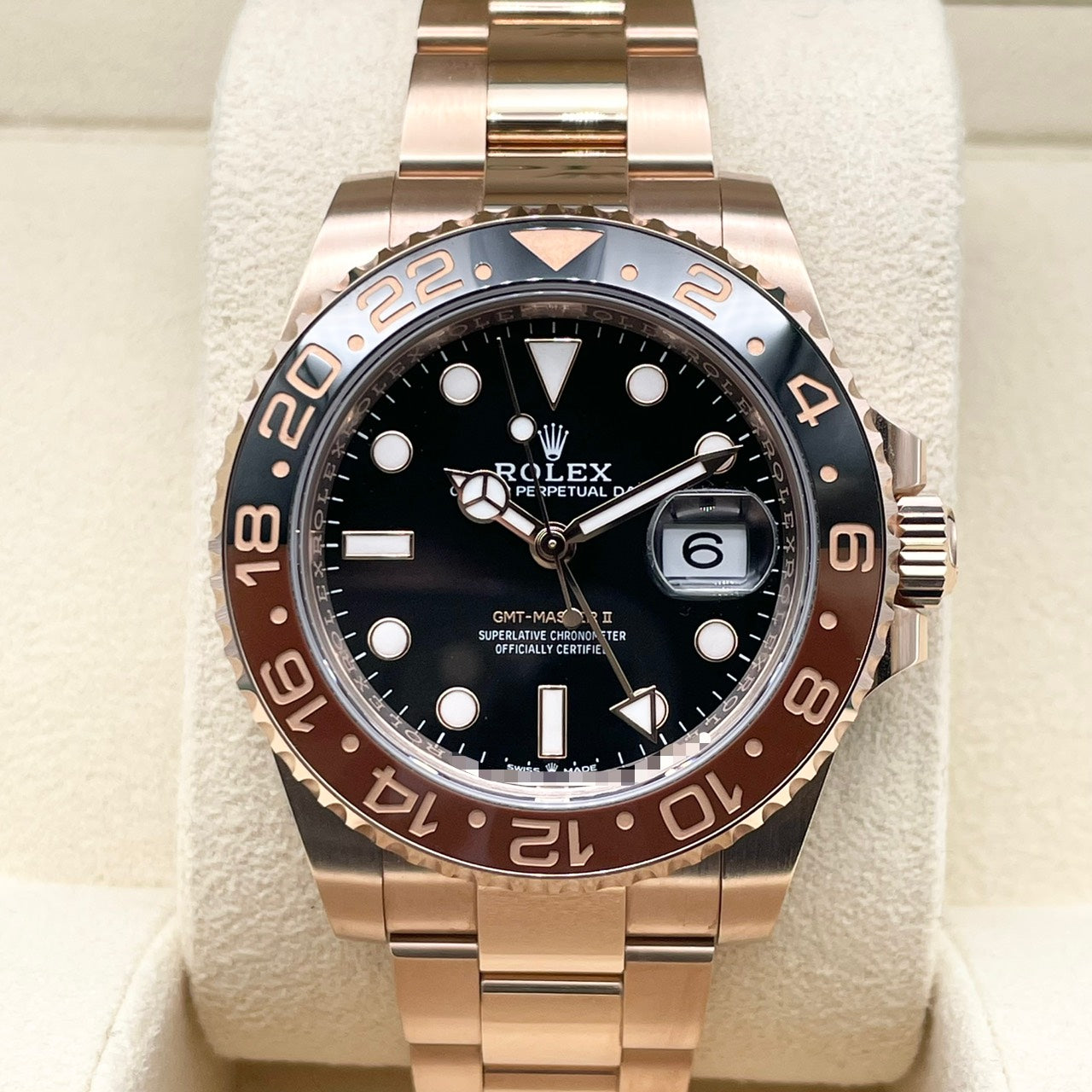 プレオウンド ロレックス GMTマスターII 126715CHNR エバーローズゴールド ブラック 40mm