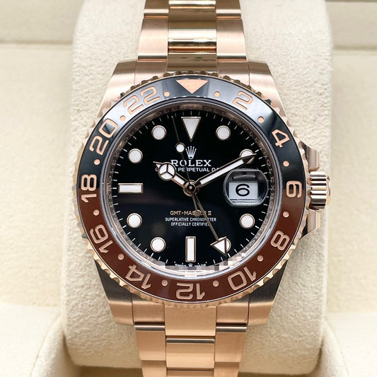 プレオウンド ロレックス GMTマスターII 126715CHNR エバーローズゴールド ブラック 40mm
