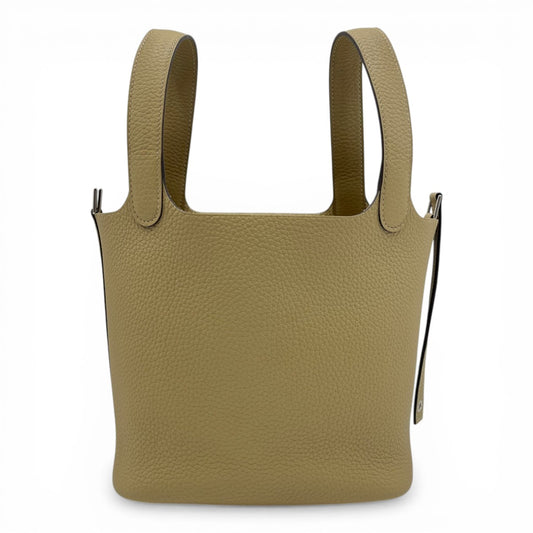 プレオウンドエルメス ピコタンロック PM トレンチ トリヨンクレマンス シルバー金具 K刻印