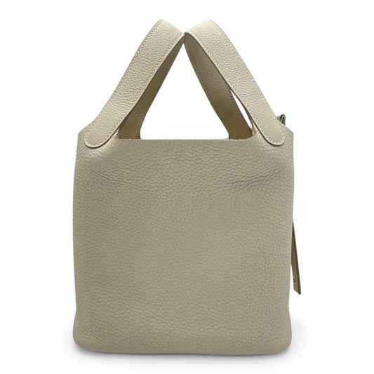 プレオウンドエルメス ピコタンロック PM クレ トリヨンクレマンス シルバー金具 W刻印