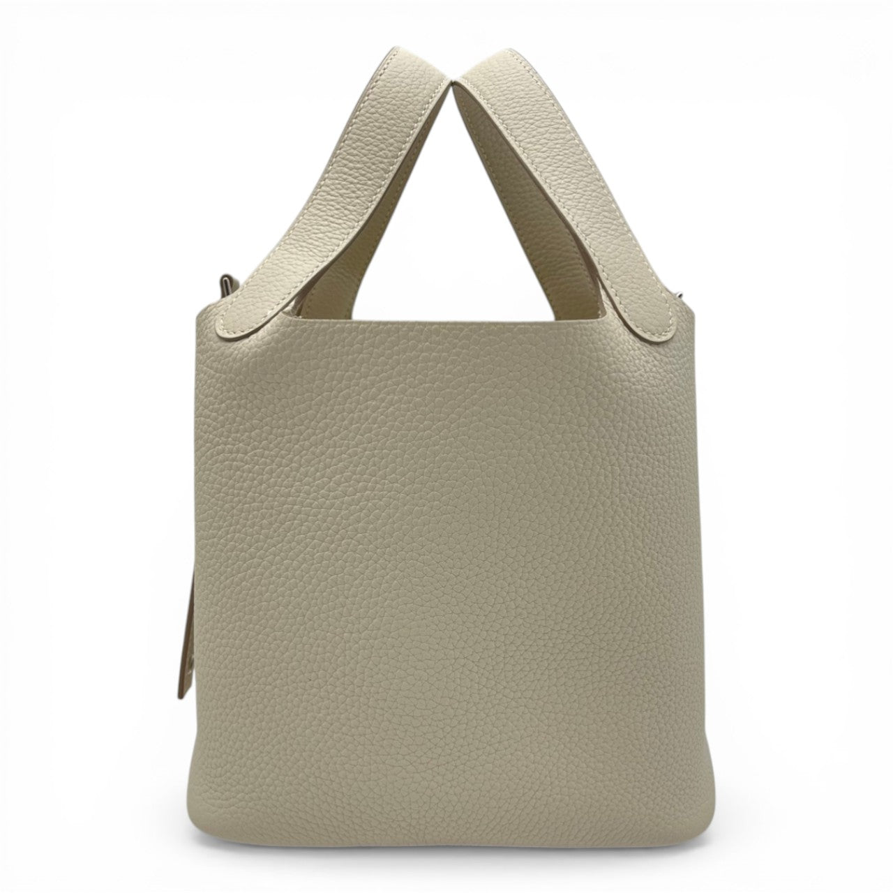 プレオウンドエルメス ピコタンロック PM クレ トリヨンクレマンス シルバー金具 W刻印