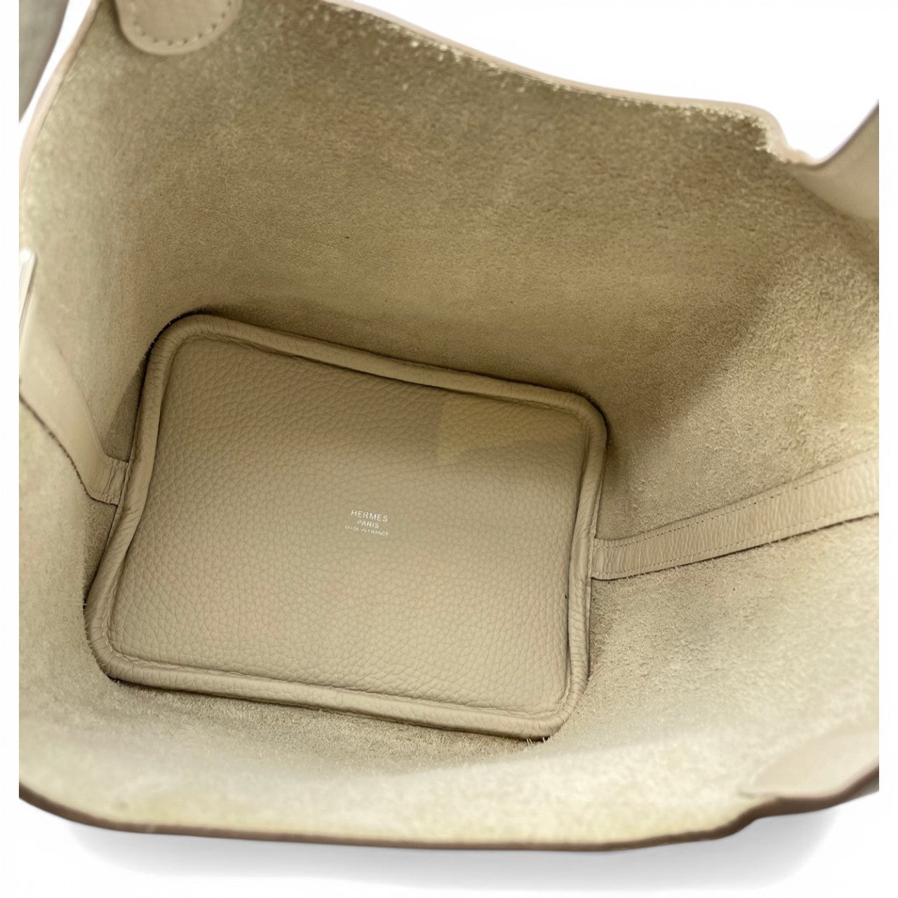 プレオウンドエルメス ピコタンロック PM クレ トリヨンクレマンス シルバー金具 W刻印