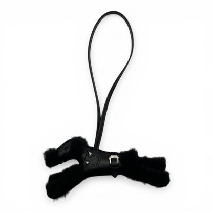 プレオウンドエルメス バディ パンク チャーム ノワール アニョーミロ シルバー金具 B刻印