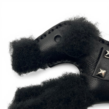 プレオウンドエルメス バディ パンク チャーム ノワール アニョーミロ シルバー金具 B刻印