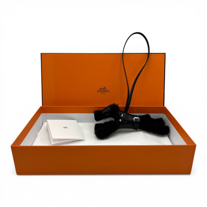 プレオウンドエルメス バディ パンク チャーム ノワール アニョーミロ シルバー金具 B刻印