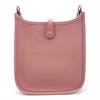 プレオウンドエルメス ミニエヴリン アマゾーヌ TPM ローズサクラ トリヨンクレマンス シルバー金具 K刻印