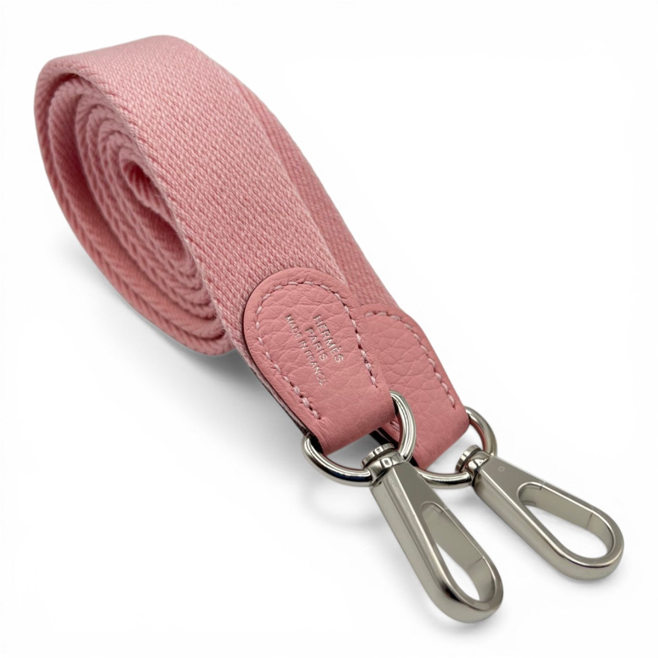 プレオウンドエルメス ミニエヴリン アマゾーヌ TPM ローズサクラ トリヨンクレマンス シルバー金具 K刻印